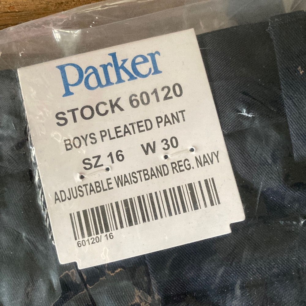 Parker uniform pants in navy blue
